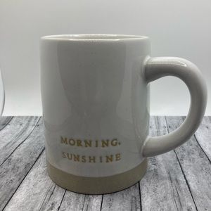 Hearth and Hand Magnolia Mug Morning Sunshine Coffee Cup Off White Stoneware